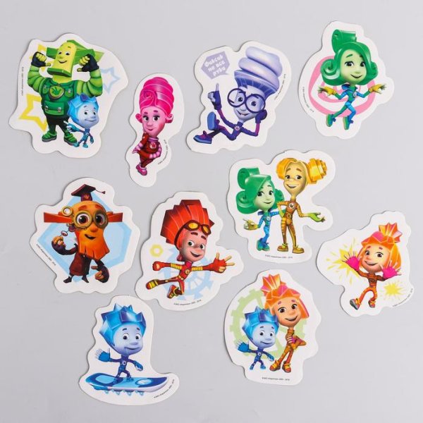 Наклейки с Фиксиками