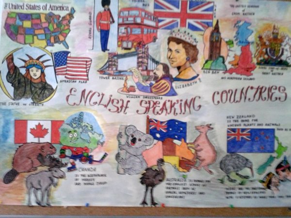 Рисунок на тему i Love English