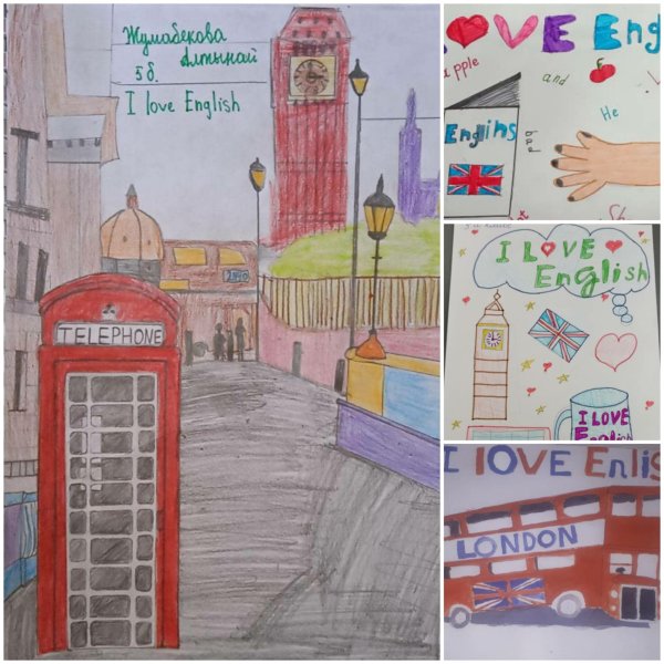 Плакат на неделю английского языка