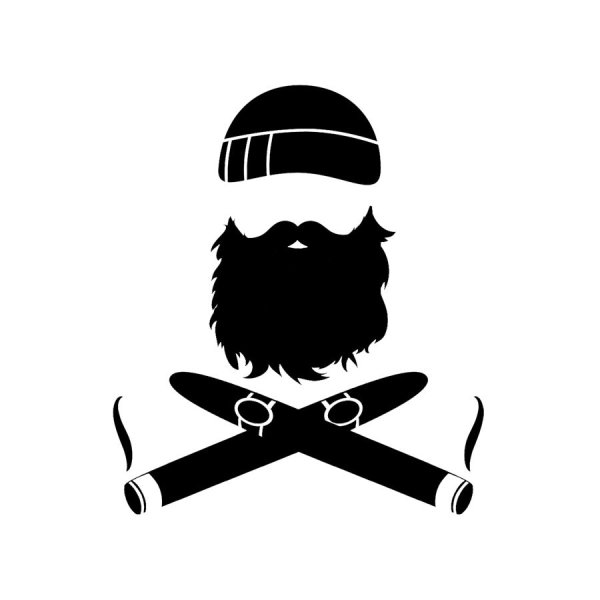 Борода силуэт