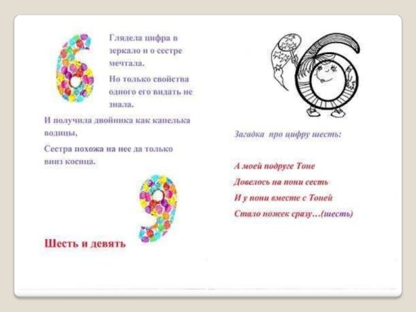 Проект по математике 1 класс