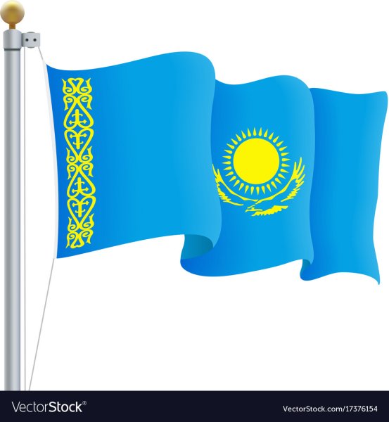 Карта Казахстана вектор