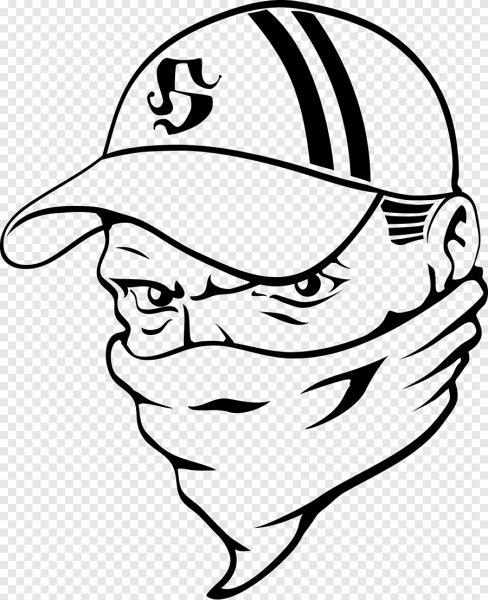 Наклейка злой питбуль