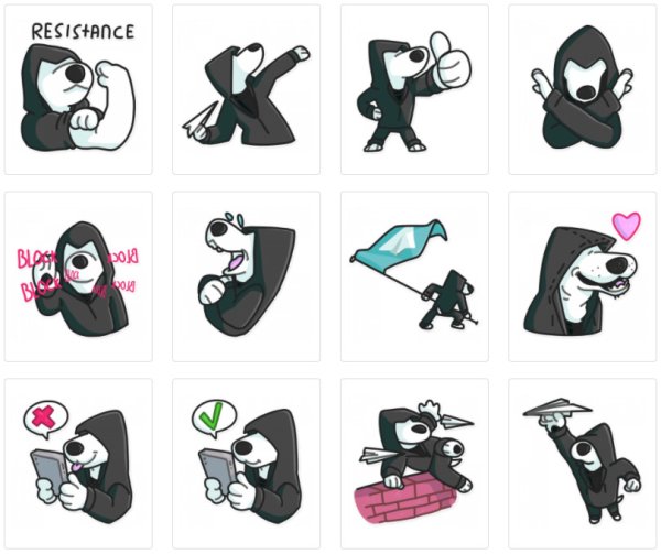 Стикеры для телеграмма собачки