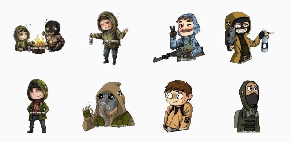 Стикеры s.t.a.l.k.e.r