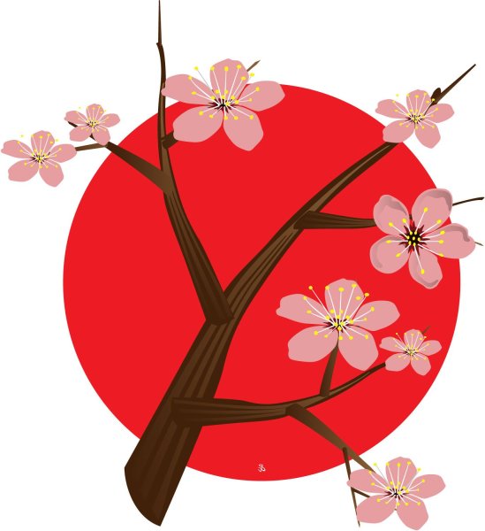 Сакура символ Японии