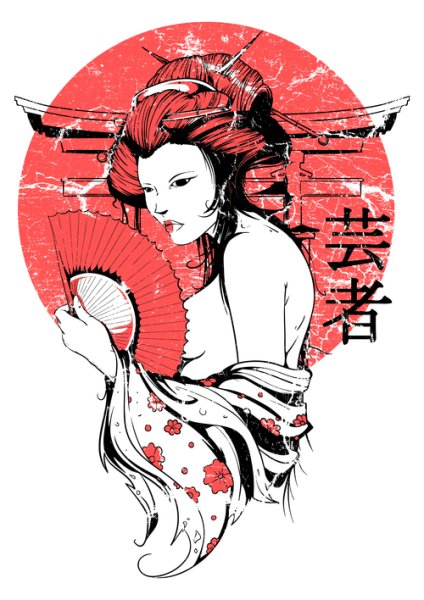 Стикеры в японском стиле