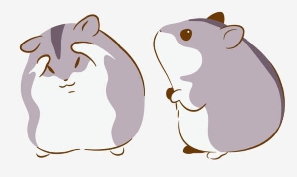 Хомяк рисунок