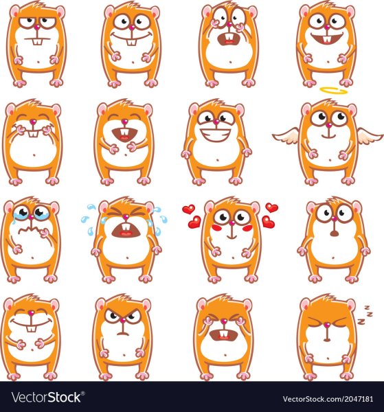 Силуэт хомяка