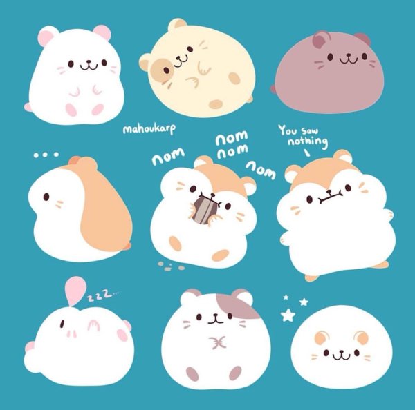 Хомяк мультяшный