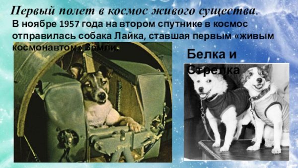 Страна открывшая путь в космос