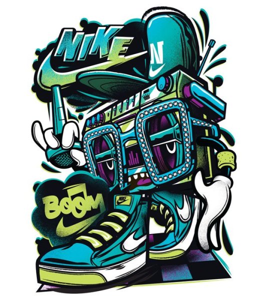 Эмблемы в стиле граффити