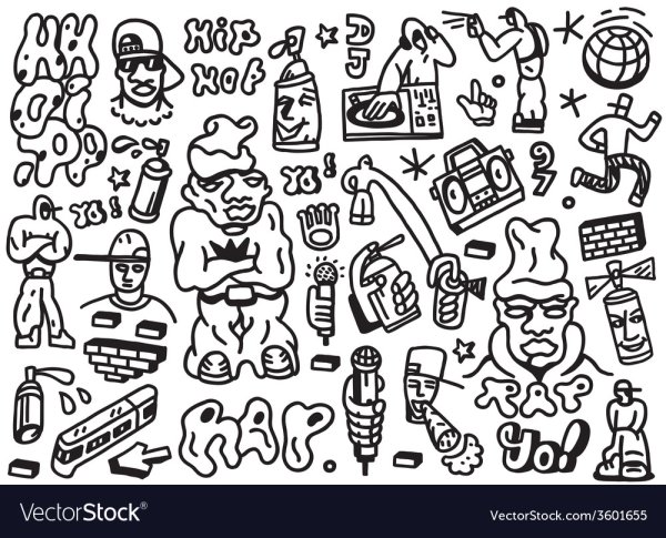 Иконки в стиле граффити