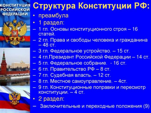 Конституционный Строй в России в Конституции