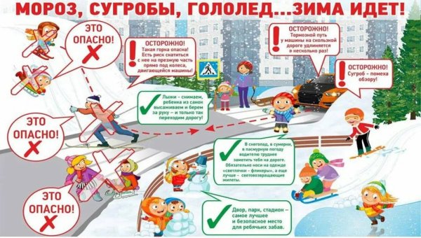 Зима прекрасна когда безопасна