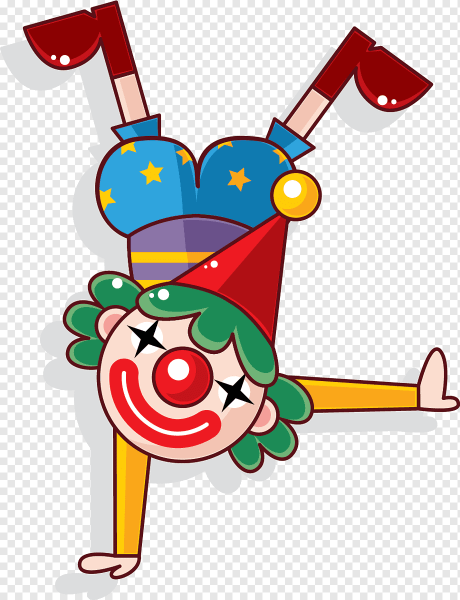 Клоун - акробат для детей