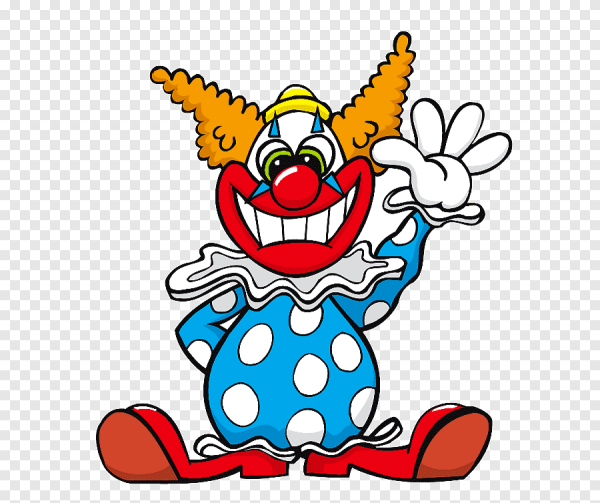 Клоун стикер