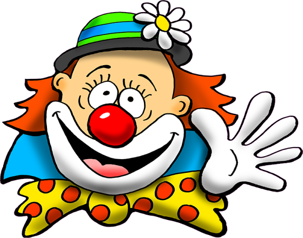 Клоун мультяшный
