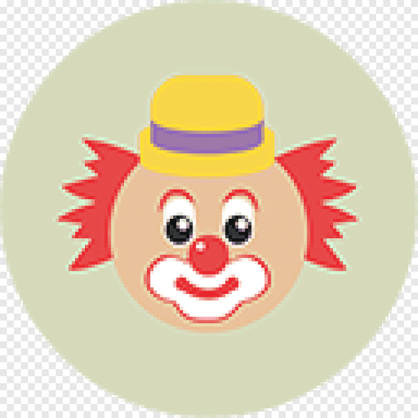 Клоун стикер