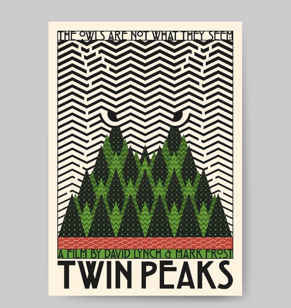 Твин пикс наклейки