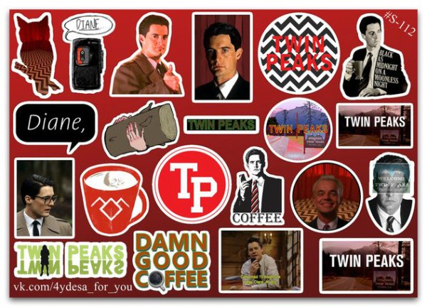 Стикеры Twin Peaks