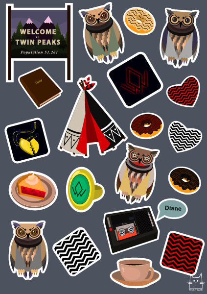 Стикер бревно