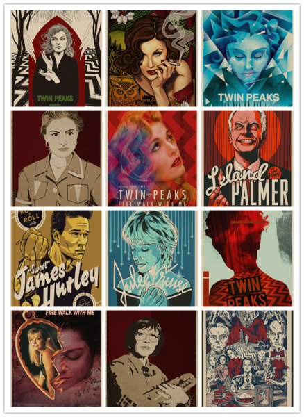 Картинки эскизы для тату Твин пикс