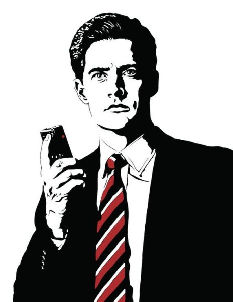 Твин пикс Стикеры