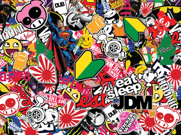 Стикер бомбер JDM