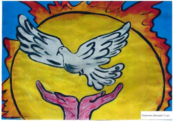 Рисунок на тему мы за мир