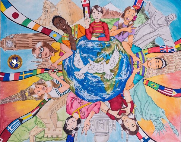 Рисунок мы за мир