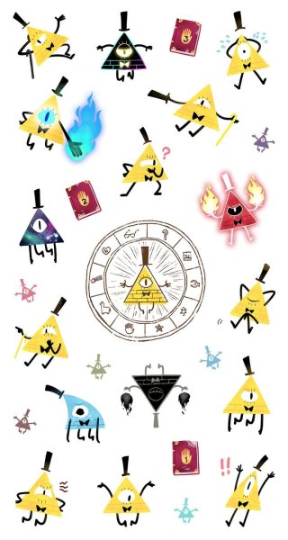 Билл Сайфер Стикеры