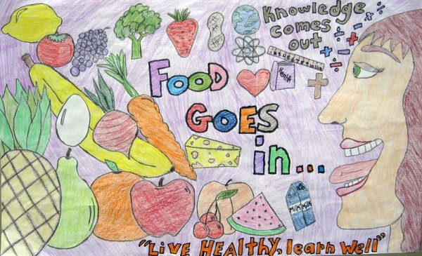 Плакат на тему healthy Lifestyle