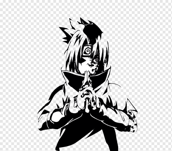 Саске вектор чб