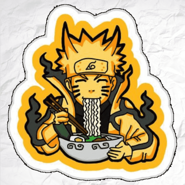 Рамен из Наруто наклейка