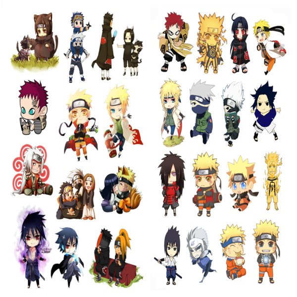 Наклейки из Наруто