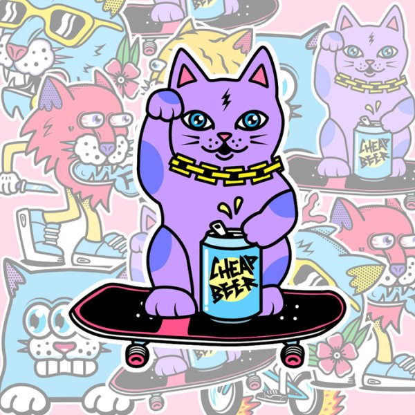 Chilled Cat Стикеры