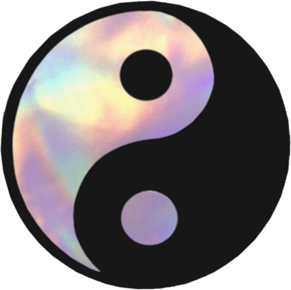 Инь Янь черно белое