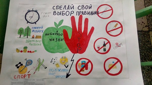 Плакат на тему healthy Lifestyle