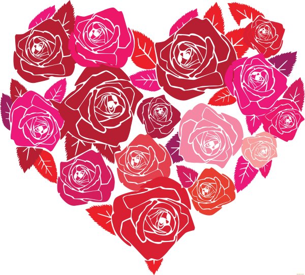 Стикеры розы