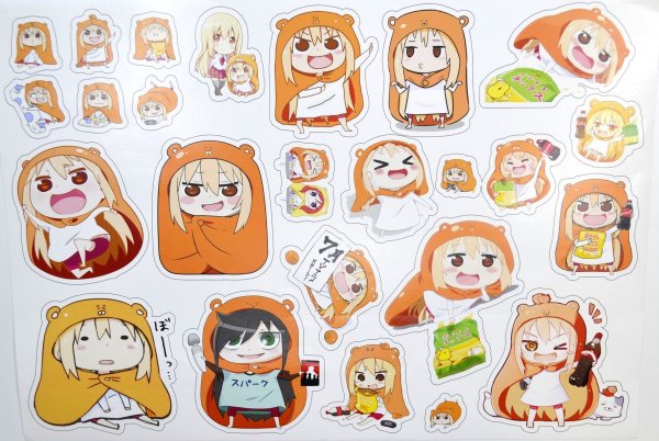 Двуличная сестрёнка Умару наклейки