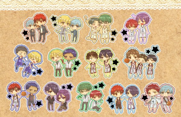 Наклейки баскетбол Куроко