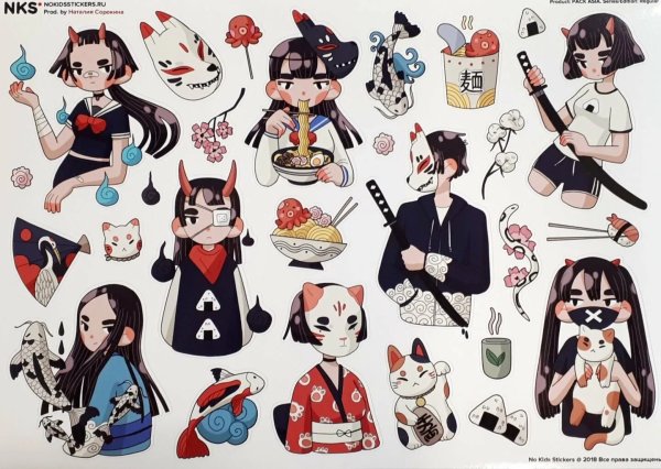 Стикеры Япония