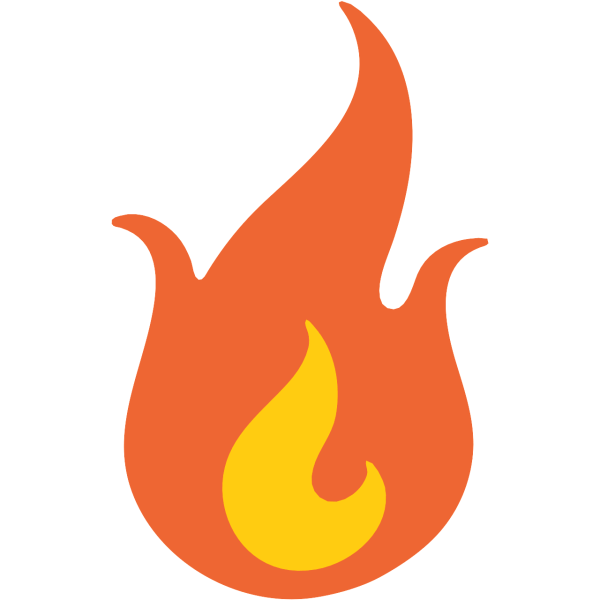 ЭМОДЖИ огонек