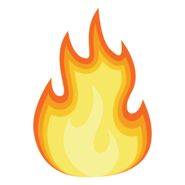 Эмодзи огонек