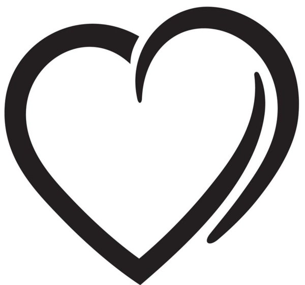 Красивое сердце