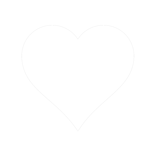 Белые сердечки на прозрачном фоне