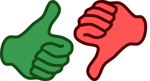 Палец вверх и вниз