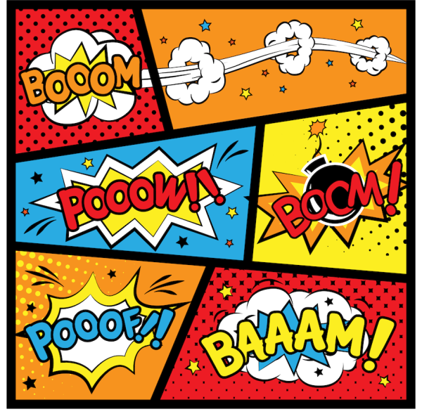 Супергерой значок