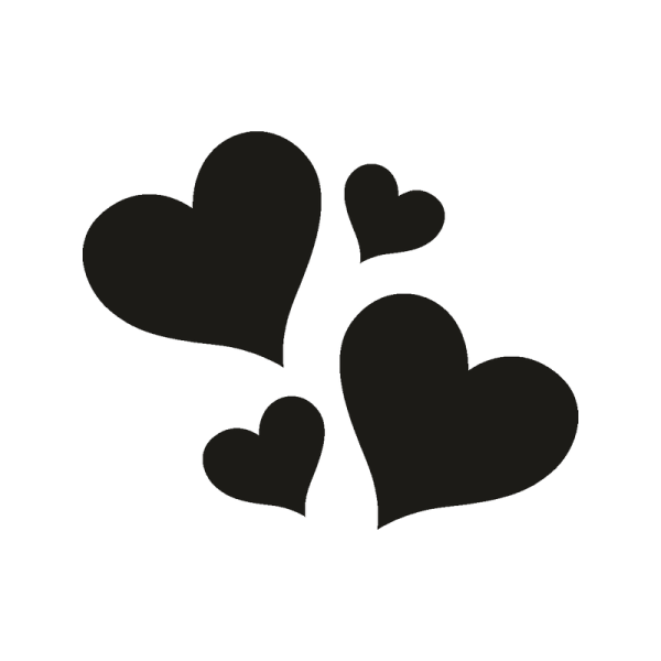 Сердечко силуэт